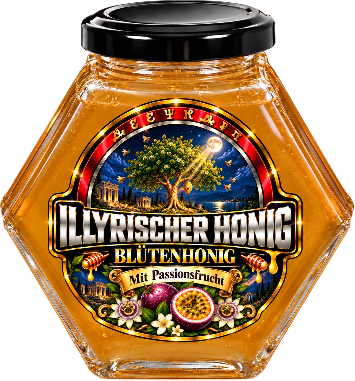 Honey with Passion Fruit Flavour