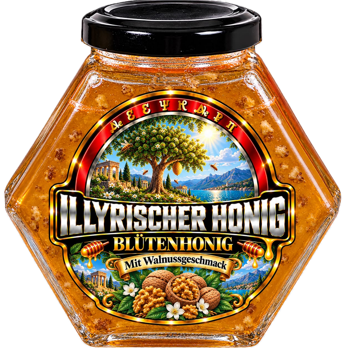 Walnut Honey Flavour with Real Walnuts