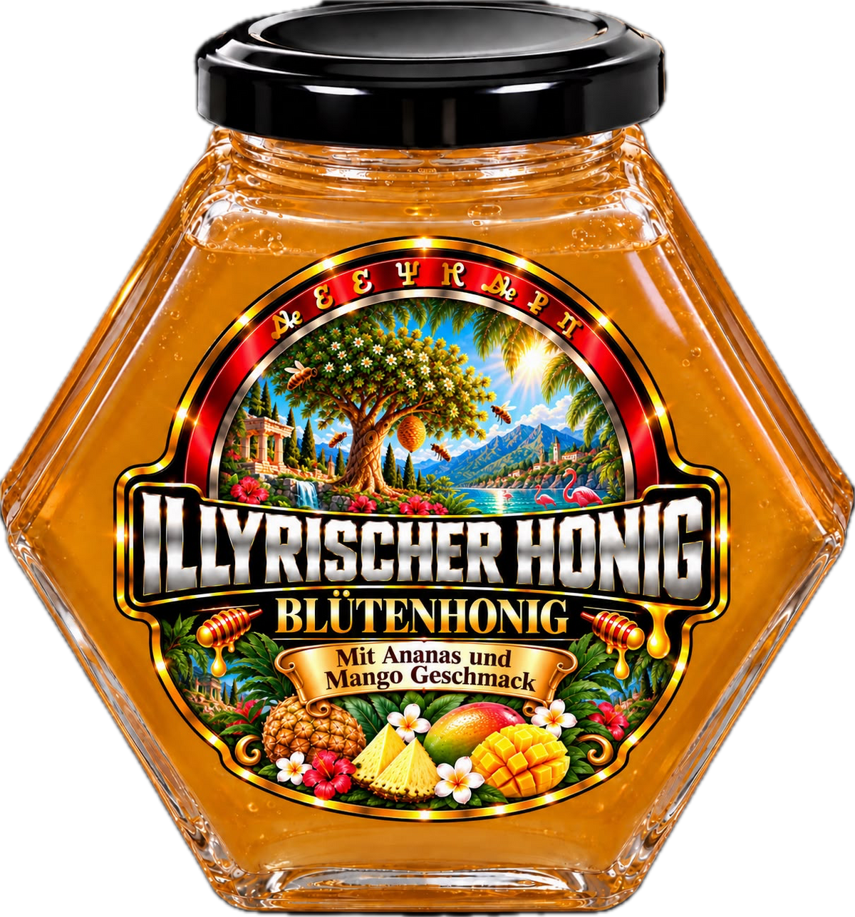 Honey with Pineapple Mango Flavour