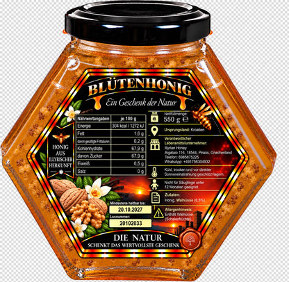 Walnut Honey Flavour with Real Walnuts