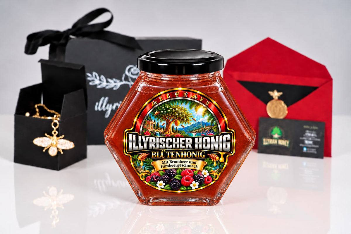 Honey with Blackberry Raspberry Flavour