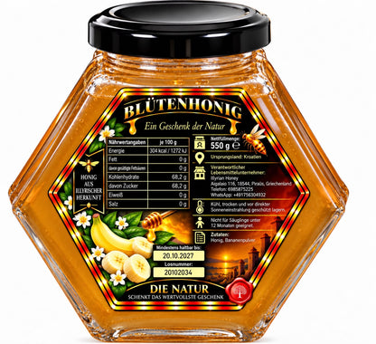 Honey with Banana Flavour