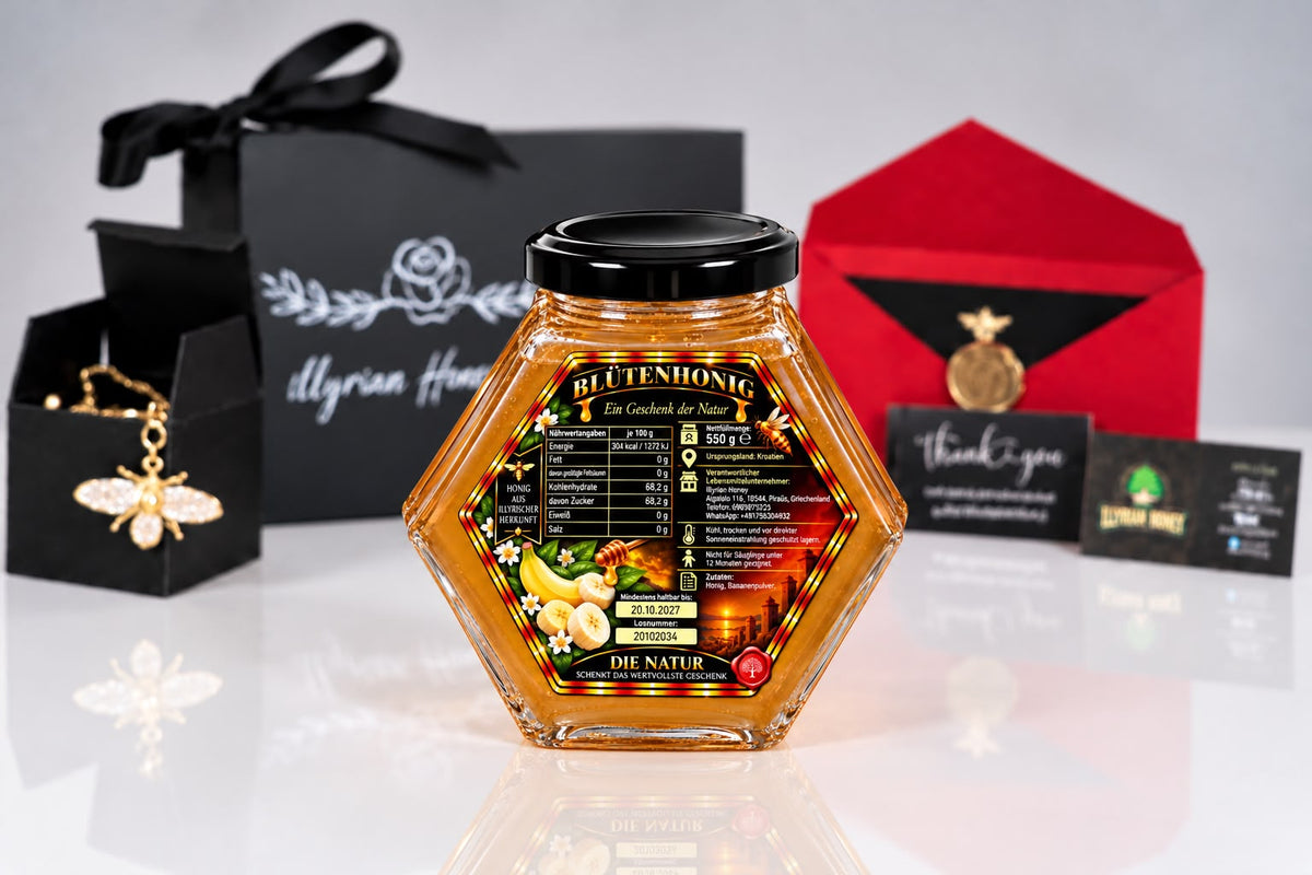 Honey with Banana Flavour - Gift Box