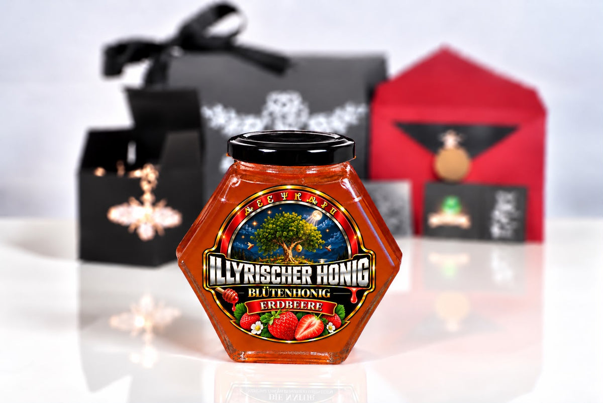 Honey with Strawberry Flavour - Gift Box