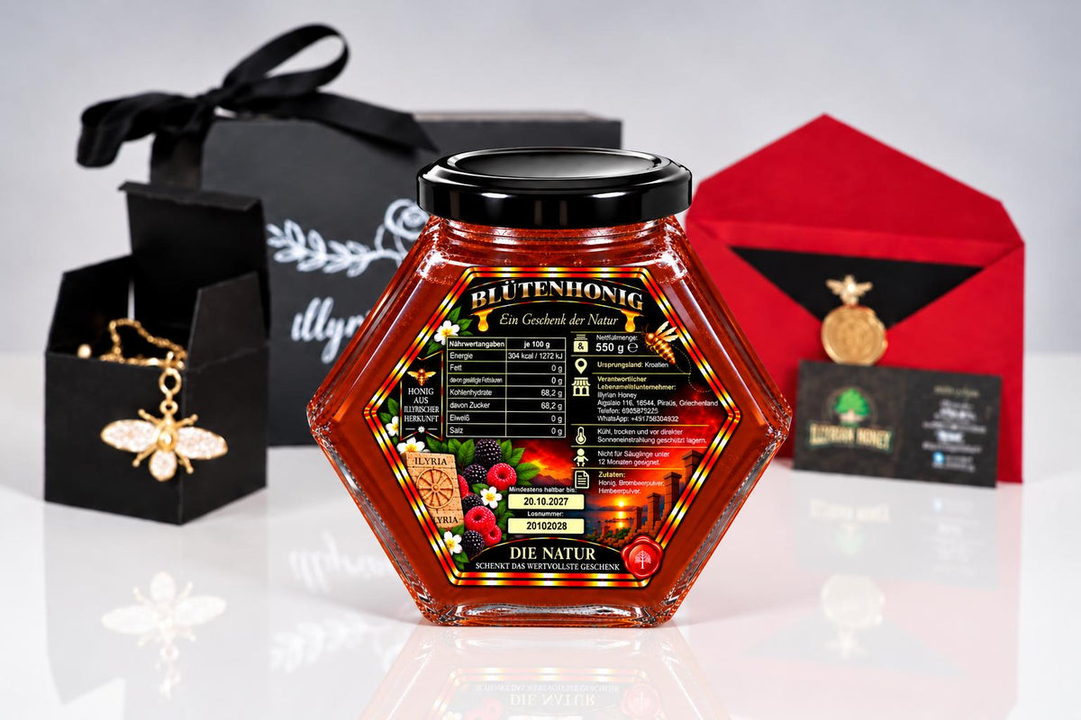 Honey with Blackberry Raspberry Flavour
