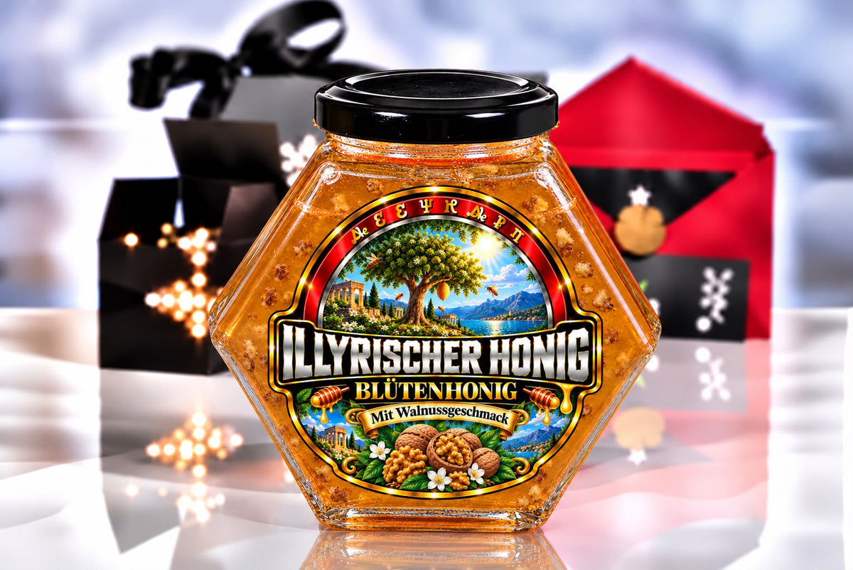 Walnut Honey Flavour with Real Walnuts - Gift Box