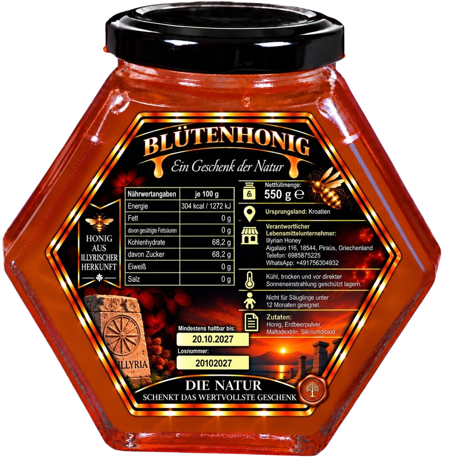 Honey with Strawberry Flavour