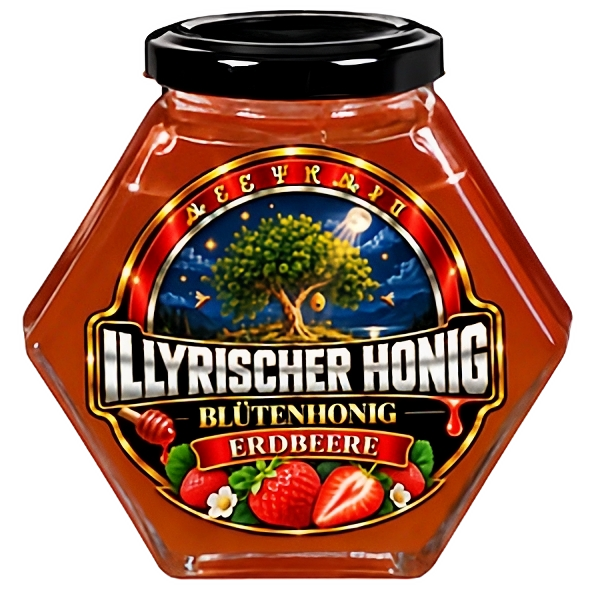 Honey with Strawberry Flavour