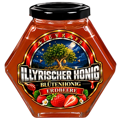 Honey with Strawberry Flavour
